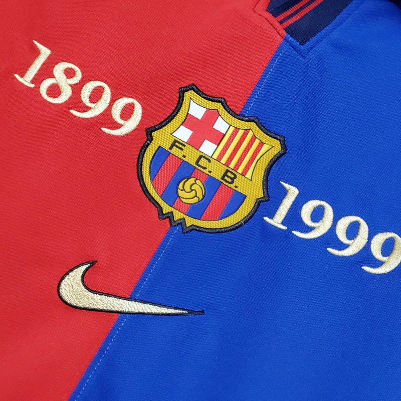 Camisa Barcelona Edição Comemorativa 100 Anos - Versão Retro