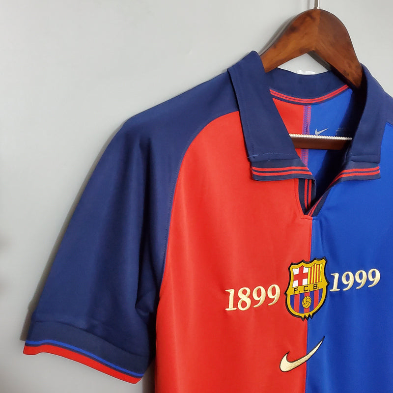Camisa Barcelona Edição Comemorativa 100 Anos - Versão Retro