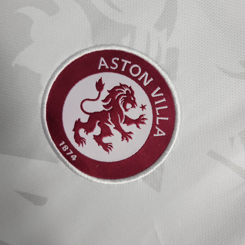 Camisa Aston Villa Away 23/24 Castore Torcedor Masculina - Lançamento